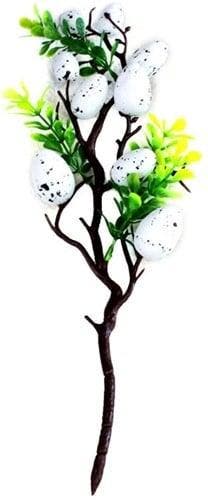 Paastak Kunsttak met witte eieren ca. 35 cm, Huis en Inrichting, Woonaccessoires | Kunstplanten en Kunstbloemen, Nieuw
