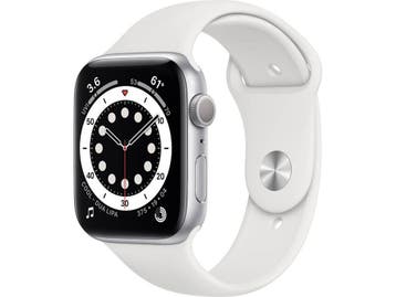 Apple Watch Series 6 - 44mm - Aluminium - Zilver - GPS, Verzenden, Zo goed als nieuw, Apple