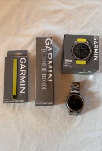 Garmin - Fenix 8 - Sans prix de réserve - Unisexe - 2020 et, Handtassen en Accessoires, Horloges | Heren, Nieuw