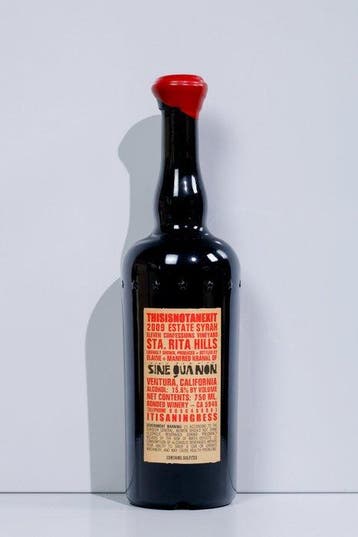 2009 Sine Qua Non, This is not an Exit Syrah - Californië, Nieuw