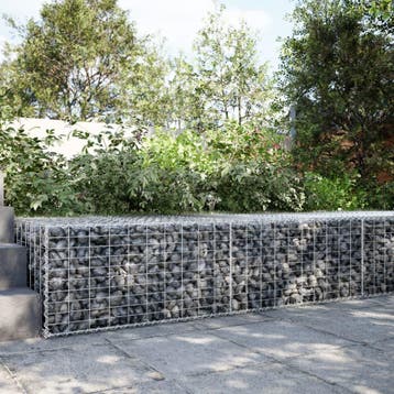 vidaXL Schanskorf 200x100x50 cm gegalvaniseerd ijzer, Verzenden, Nieuw