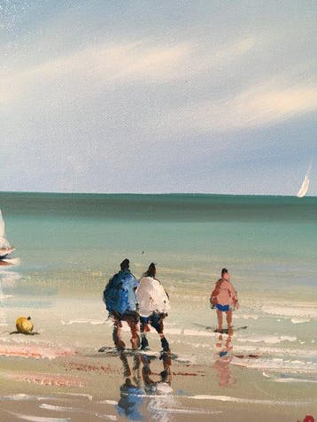 Philippe Laurent (XX-XXI) - Sur la plage