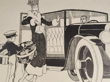René Vincent -  La 18 ch  - Affiche lithographique