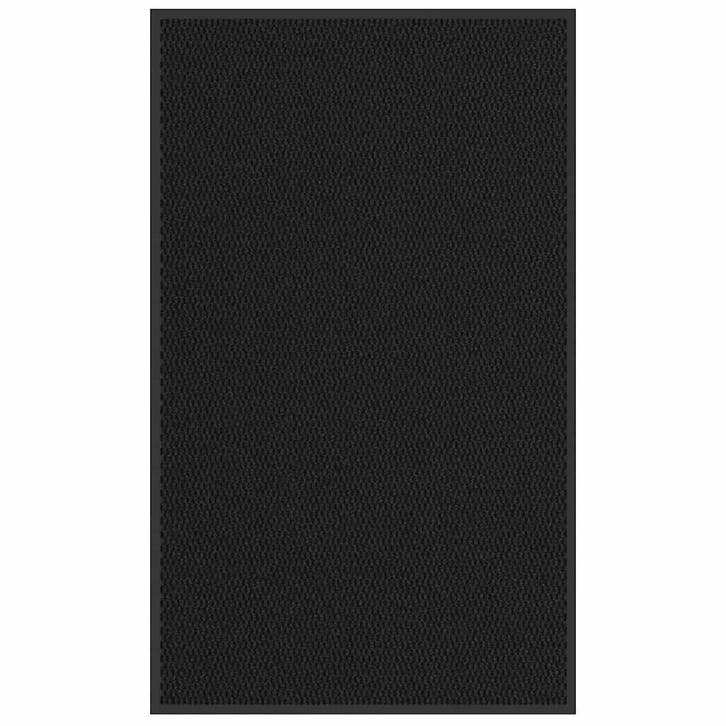 vidaXL Deurmat 90x150 cm zwart, Jardin & Terrasse, Paillassons, Envoi