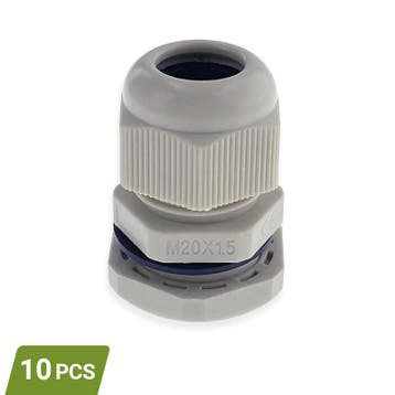 KABELWARTEL M20 | 6-12MM | GRIJS | 10 STUKS, Maison & Meubles, Lampes | Lampes en vrac, Verzenden