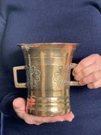 Mortier à anses 17ème Nuremberg - Hauteur 16,5 cm - Vijzel -