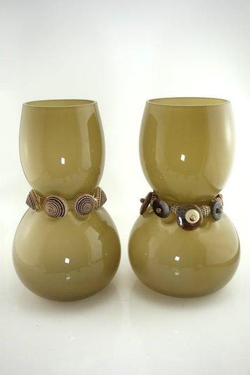 Vanessa Mitrani - Vaas - DUO NECKLACE - Glas, Schelp