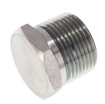 Bouchon de fermeture 1 NPT mâle en acier zingué avec, Verzenden
