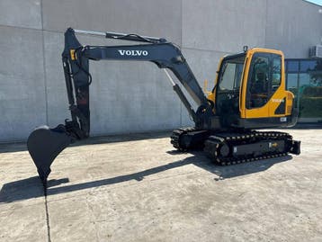 Veiling: Midigraafmachine Volvo EC55B Diesel 2014, Ophalen