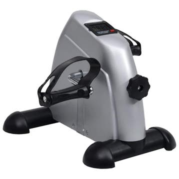 vidaXL Mini Hometrainer met plastic vliegwiel (zilver), Verzenden