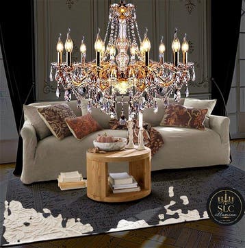 SLC Illumina - MG - Lustre - Aurea 12L - Cristal - Aurea