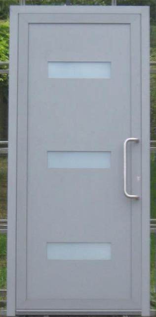 aluminium voordeur , buitendeur , deur 100 x 220 grijs 9007, 80 tot 100 cm, 215 cm of meer, Nieuw, Ophalen of Verzenden