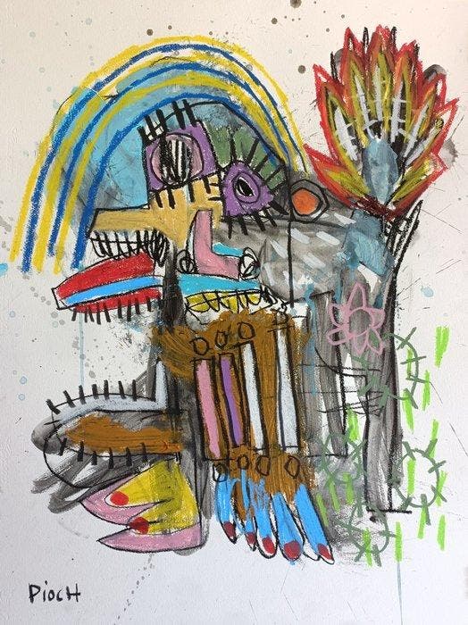 PIOCH - Sans titre, Antiquités & Art, Art | Peinture | Moderne