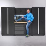 Datona Werkbank 120 cm met gereedschapskast en twee, Doe-het-zelf en Bouw, Werkbanken, Ophalen of Verzenden, Nieuw