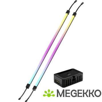 Corsair iCUE LINK LS350 Aurora RGB Light Strips 350mm Kit, Verzenden