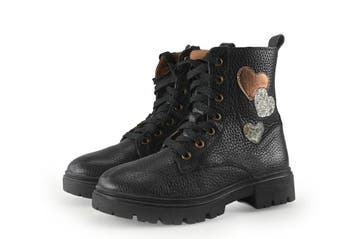 IK-KE Veterboots Meisjes in maat 31 Zwart, Verzenden, Jongen of Meisje, IK-KE, Schoenen
