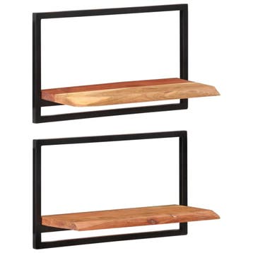 Wandschappen acaciahout -34% retour deal, sla toe!, Verzenden