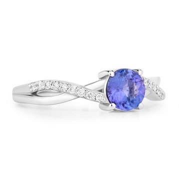Zonder minimumprijs - Ring - 14 karaat Witgoud - 0.65ct. tw., Nieuw