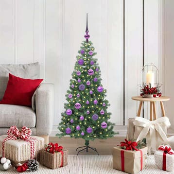 vidaXL Kerstboom Groen 120 cm PVC, Verzenden, Nieuw