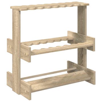 vidaXL Biljartkeu-stand Bewerkt hout 60 x 35 x 60 cm Sonoma, Sport en Fitness, Verzenden, Nieuw