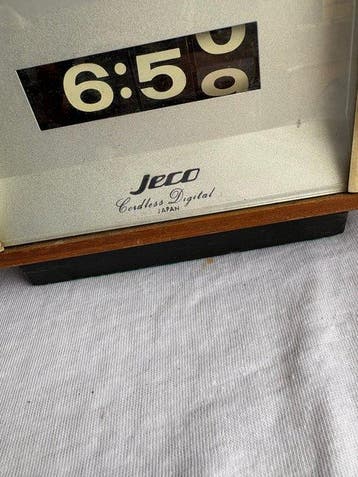 Jeco klok fabriqué au Japon, Horloge à bascule - Jeco - Bois
