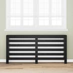 vidaXL Radiator Cover Zwart Eiken 175 x 20 x 82 cm Bewerkt, Bricolage & Construction, Chauffage & Radiateurs, Verzenden