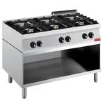 Fornuis | MAXIMA 700+ | Gas | 6 Branders (6x 5.5kW) |, Verzenden, Nieuw in verpakking