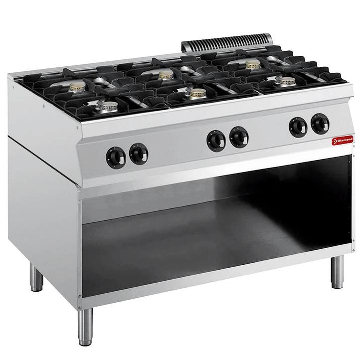 Fornuis | MAXIMA 700+ | Gas | 6 Branders (6x 5.5kW) |, Zakelijke goederen, Horeca | Keukenapparatuur, Nieuw in verpakking, Verzenden