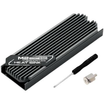 M2 SSD Heatsink Zwart, Verzenden