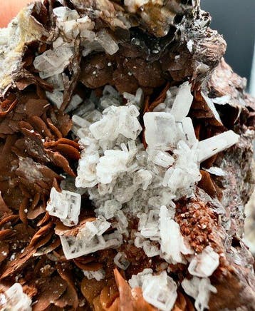 Sideriet, Calciet, Bariet, pyriet Kristalen- 2586 g - (13)