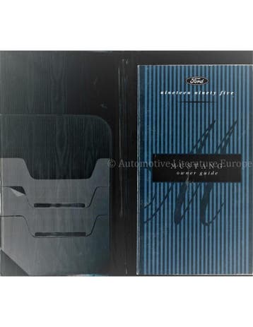 1995 FORD MUSTANG INSTRUCTIEBOEKJE & BOORDMAP ENGELS (USA)