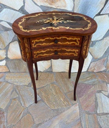 Table de chevet - Noyer, Érable - Table dappoint / table de