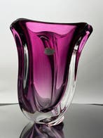 Val Saint Lambert - René Delvenne - Vase - Cristal - Vase, Antiquités & Art, Antiquités | Verre & Cristal