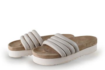 Manuel Slippers in maat 39 Wit, Kleding | Dames, Slippers, Verzenden, Wit, Zo goed als nieuw