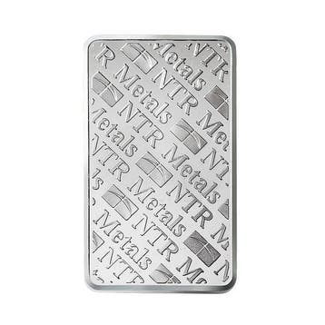 10 troy ounce - Zilver .999 - 10 oz NTR .999 Fine Silver Bar