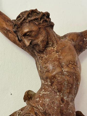 sculptuur, Corpus Christi, 17e eeuw - 55 cm - Hout