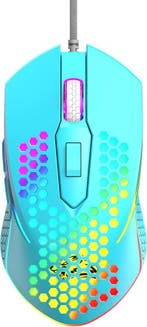 2dekans | ZIYOU LANG M3 Gaming Muis - RGB Honeycomb Gaming, Ophalen of Verzenden, Nieuw