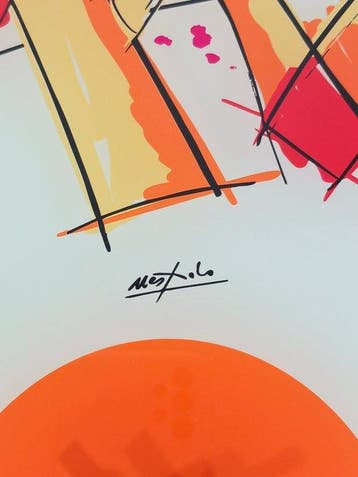 Wandklok - Ugo Nespolo - Guzzini - Glas - 1990-2000