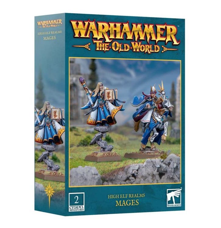 High Elves Realms Mages (Warhammer Age of Sigmar nieuw), Hobby & Loisirs créatifs, Wargaming, Enlèvement ou Envoi