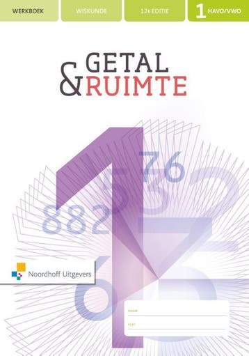 Getal & Ruimte 12e editie 1havo/vwo werkboek en rekenkatern, Boeken, Verzenden, Zo goed als nieuw