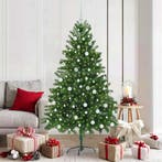 vidaXL Kerstboom met 300 LED met standaard Groen 180 cm PE, Verzenden, Nieuw