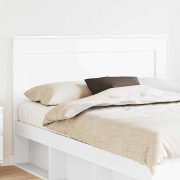 Hoofdbord 160cm Wit | Retour Deal | NU -34%, Huis en Inrichting, Slaapkamer | Bedden, Verzenden, Wit, Tweepersoons, Zo goed als nieuw
