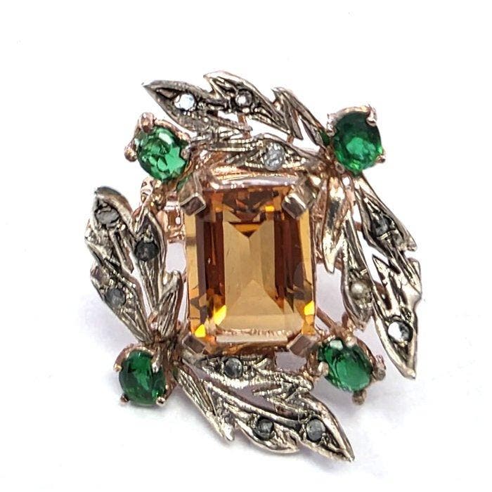 Sans prix de réserve - Bague - 9 carats Or rose, Argent, Bijoux, Sacs & Beauté, Bagues