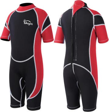 Wetsuit Shorty 2.5mm Rood | OP = OP | Pak die 29% korting, Verzenden, Wetsuit