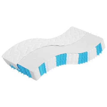 vidaXL Pocketveringmatras middelhard-hard 70x200 cm, Verzenden, Nieuw