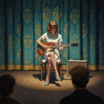 Le Yack - The Audition — Solo Guitar in Blue Damask -