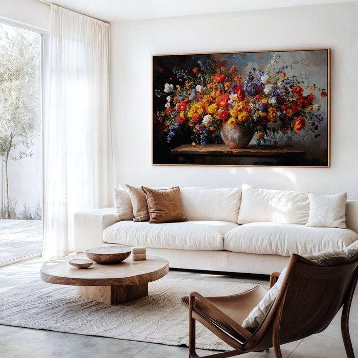 Iconica - Wildflower Symphony - Unique 1/1 XXL (100x150 cm), Antiquités & Art, Art | Objets design