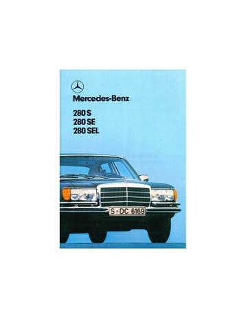 1979 MERCEDES BENZ S KLASSE BROCHURE NEDERLANDS, Ophalen of Verzenden, Nieuw