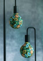 Bailey Led Peinture Globe G125 Fleur Sombre Dimmable 7W E27, Verzenden