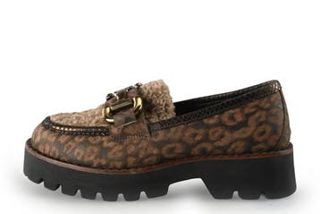 VIA VAI Loafers in maat 37 Panter, Kleding | Dames, Schoenen, Overige kleuren, Verzenden, Overige typen, Zo goed als nieuw